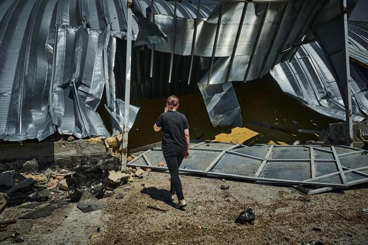Russia targets Ukraine's farm storage sites after days of hitting Black Sea port facilities