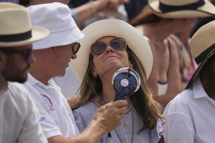 Photos of Western Europeans coping with the year's first heat wave