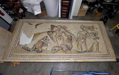 California man convicted of illegally importing an ancient mosaic from Syria