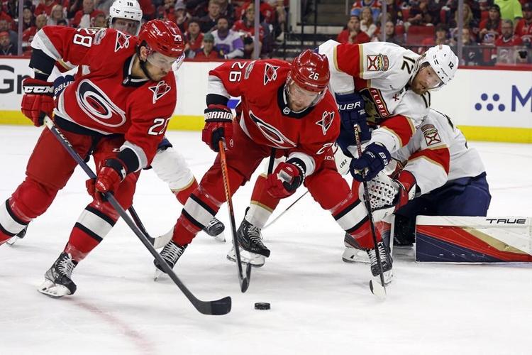 Tkachuk scores another OT winner, lifting Panthers to 2-0 series lead vs Hurricanes