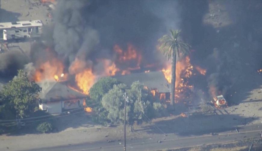 Search continues for 7 missing after huge explosion at California fireworks warehouse