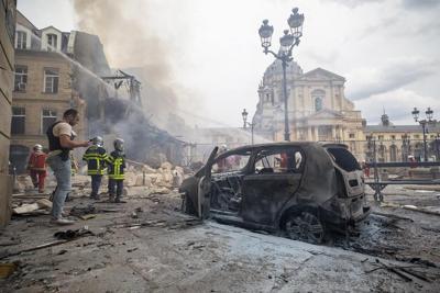 Search for person feared missing after Paris explosion is complicated by debris, unstable building