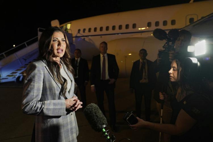 Noem ends her first visit to Latin America in Mexico to discuss crime and migration