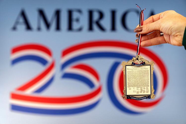 America will celebrate its 250th birthday next year. There's a commemorative ornament for it