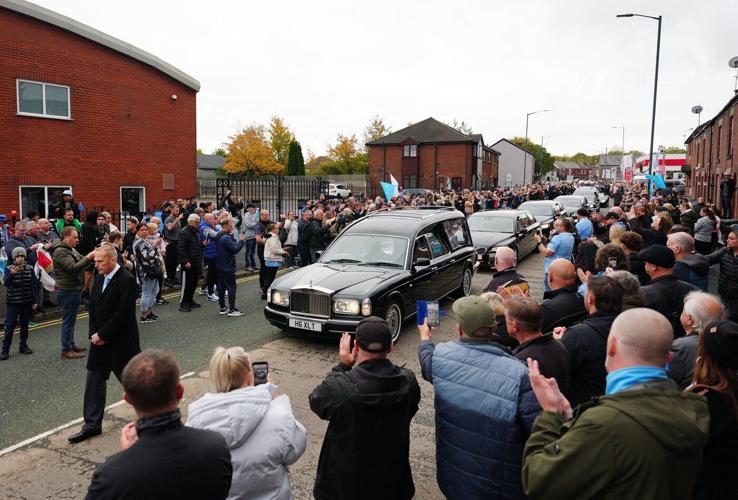 Manchester is saying its last goodbye to boxing icon Ricky Hatton
