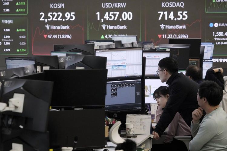 World shares are mixed following Wall Street's panicked sell-off over Trump's tariffs