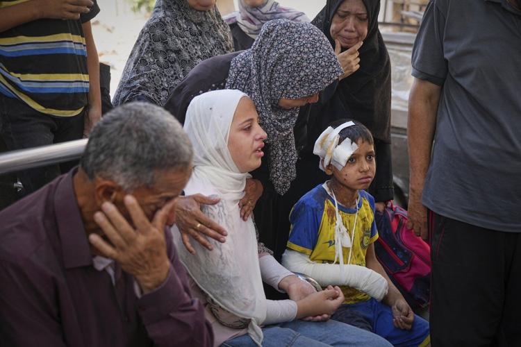 Gaza health authorities say Israel kills 44 waiting for aid as war's death toll passes 56,000
