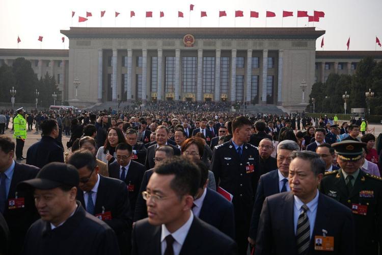 Photos from the meeting of China’s ��ɫtv People’s Congress