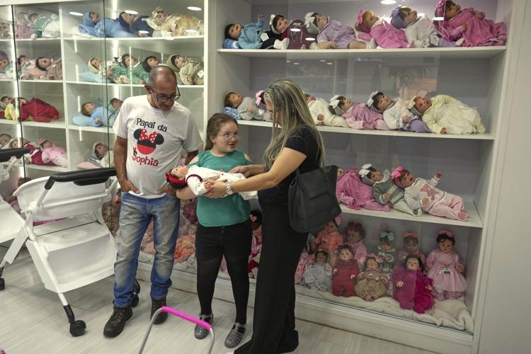Brazil's life-like doll craze goes viral as online videos spark political reaction
