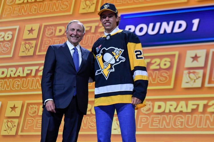 'I was pretty stressed': Pittsburgh Penguins keep Ruck twins together at NHL draft
