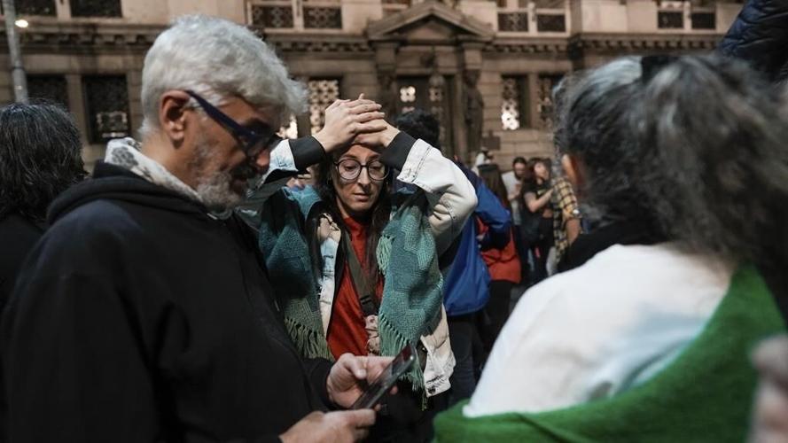 In initial win for Argentine President Milei, senators approve his key bills after violent protests