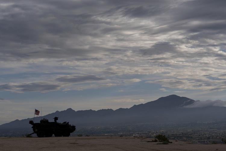 Photos of the US troop deployment at new militarized zones on the border with Mexico