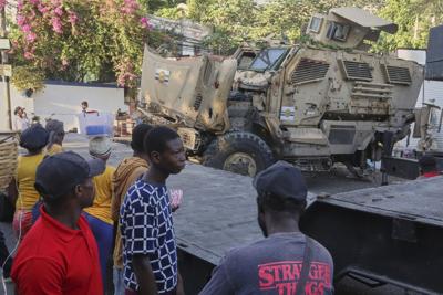 Armored vehicle accident in Haiti kills 2 and injures 8 Kenyan police officers
