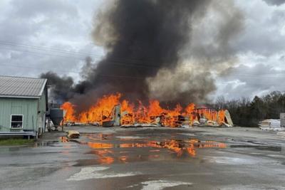 The co-owner of a Maine lumber mill has died of injuries from the mill fire and explosion