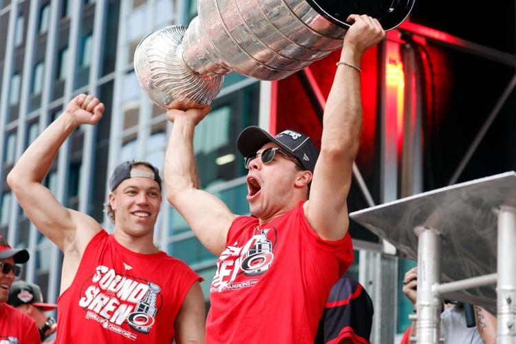 Hurricanes fans jam into downtown Raleigh for team's Stanley Cup parade, celebration