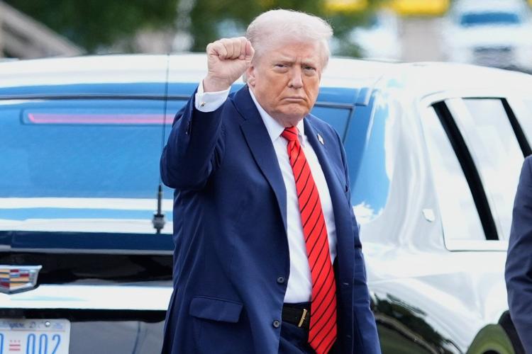 President Donald Trump visits Walter Reed medical center for a 'semiannual physical'