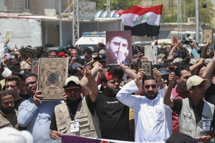Thousands protest in Iraq for a second day over burning of Quran in Sweden