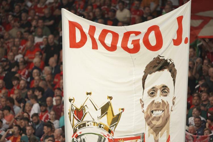Anfield full of emotion during tribute to Diogo Jota and his brother at Liverpool-Bournemouth match