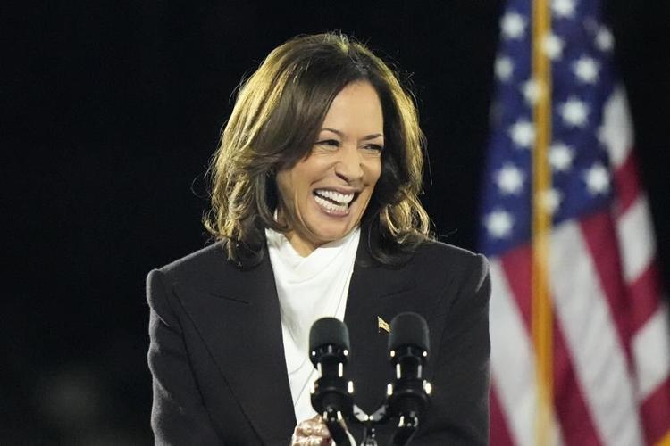 Harris says fear and division stirred by Trump is 'not who we are'