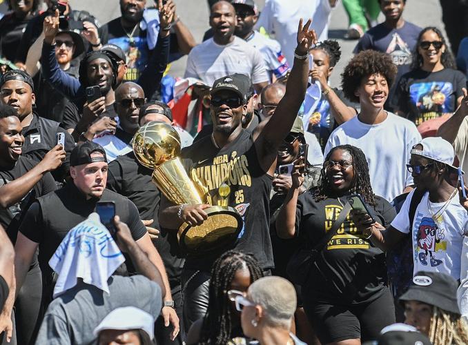 ‘Lu the champ’: Fans pack Montreal North for Dort’s NBA championship parade