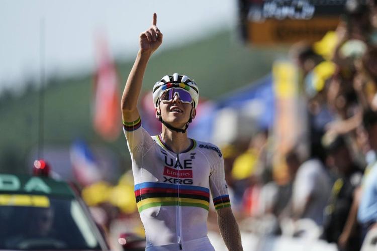 Pogačar powers to big Pyrenees win to reclaim Tour de France yellow jersey
