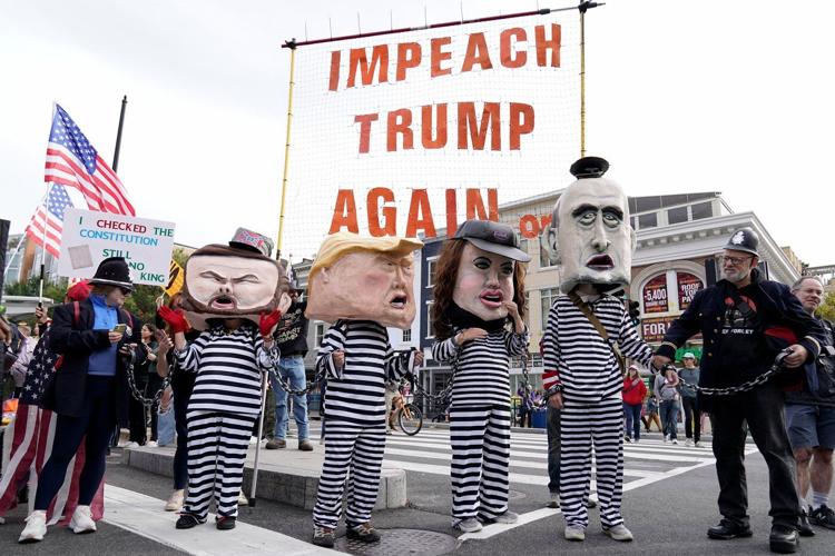 'No Kings' protests against Trump bring a street party vibe as GOP calls them 'hate America' rallies