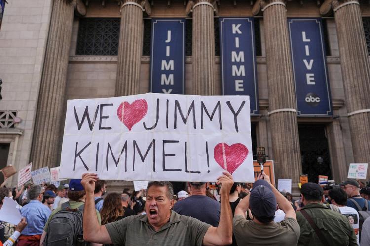 Trump steps up attacks on ABC and Jimmy Kimmel, says network should 'get the bum off the air'