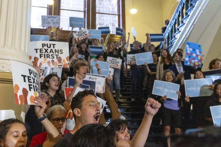 Texas Democrat spends night in Legislature protesting police shadowing in redistricting battle