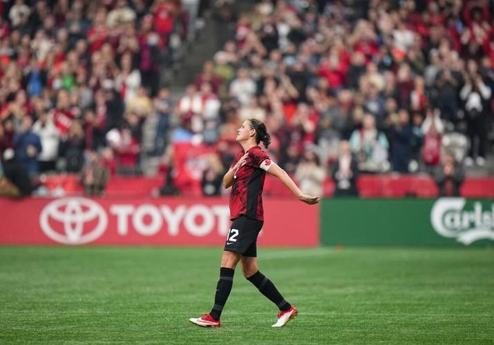 Christine Sinclair calls time on international career in emotional farewell game