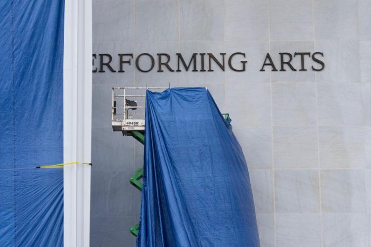 The Kennedy Center starts work to add Trump's name onto the building