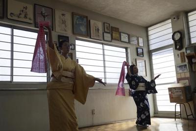 In Mexico, a Japanese traditional dancer shows how body movement speaks beyond culture and religion
