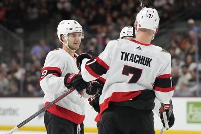 Coyotes rally past Senators 4-3 to spoil Martin's return