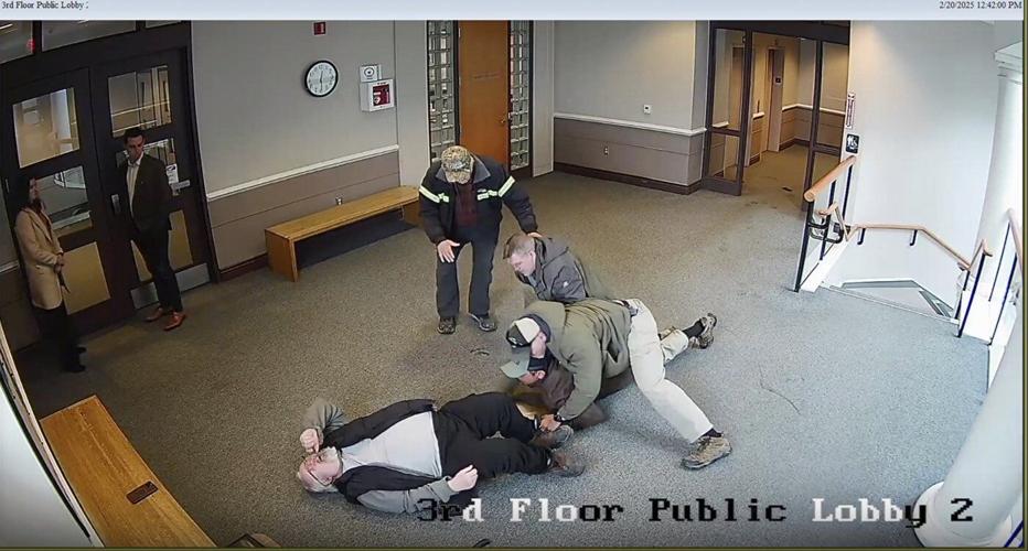 A Venezuelan man was tackled in a New Hampshire courthouse and sent by ICE to Texas