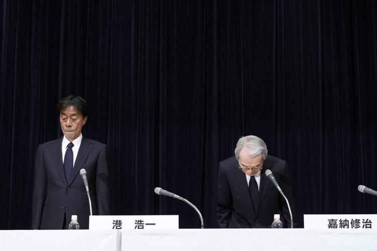 Executives at Japan`s Fuji TV and parent firm resign over a sex scandal linked to a former star