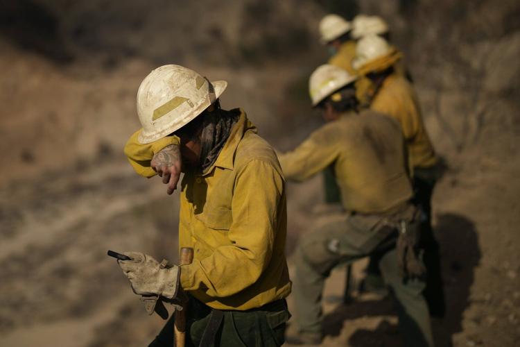 Navajo Nation firefighters battle wildfires in Los Angeles