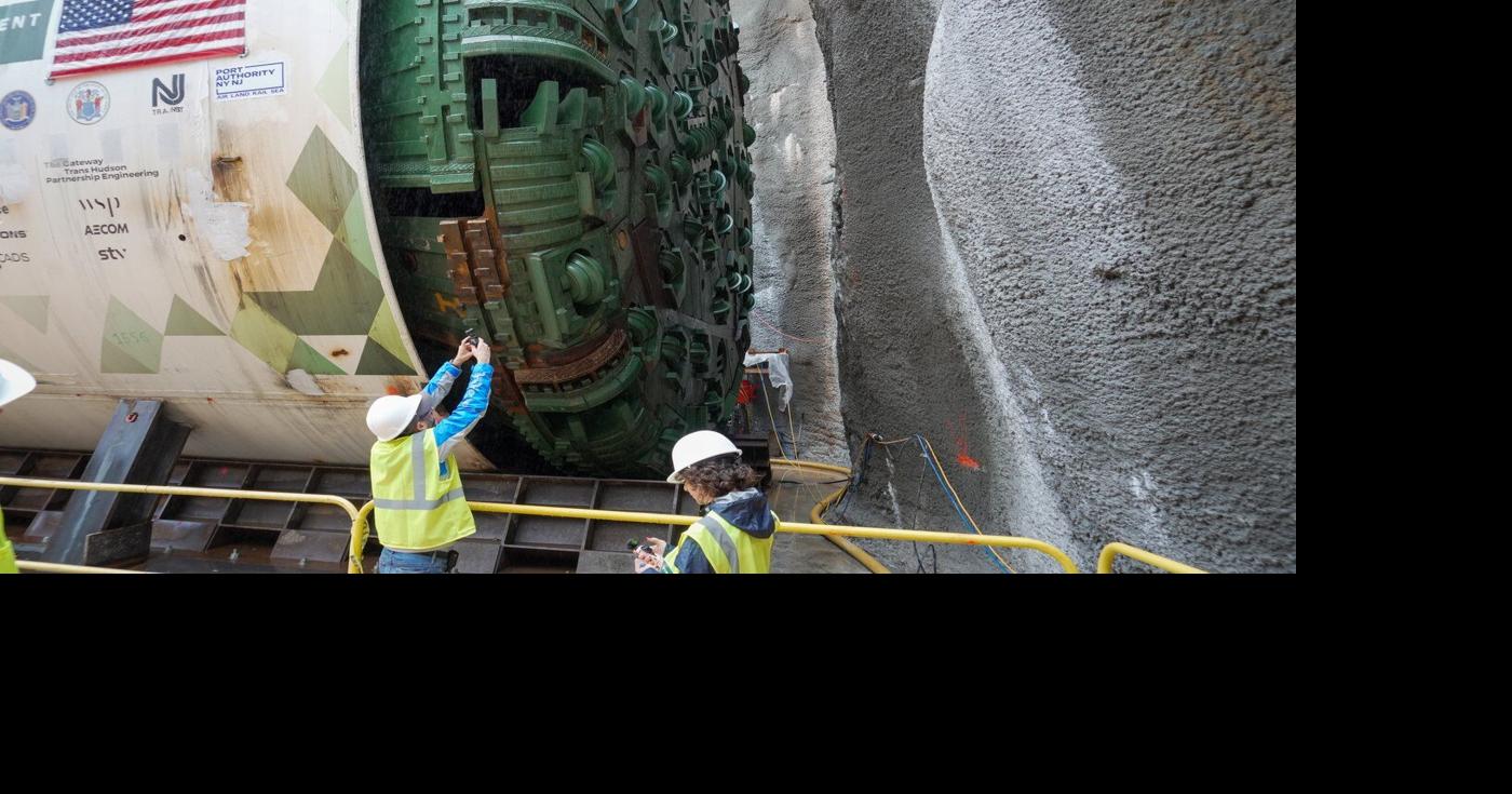 Powerful drill roars to life to dig Hudson River tunnel connecting New York and New Jersey