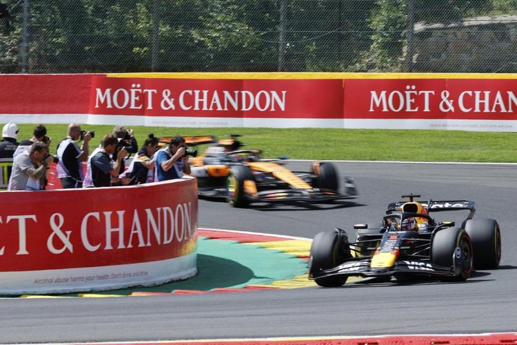 Norris takes pole for F1's Belgian Grand Prix after Verstappen wins sprint