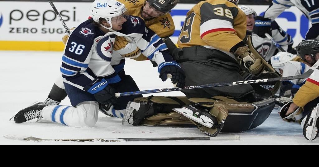 Jets forward Barron receives 75plus stitches after taking skate blade