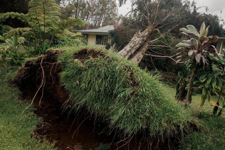 Muddy cleanup ahead as Tropical Storm Lala moves west of Hawaii