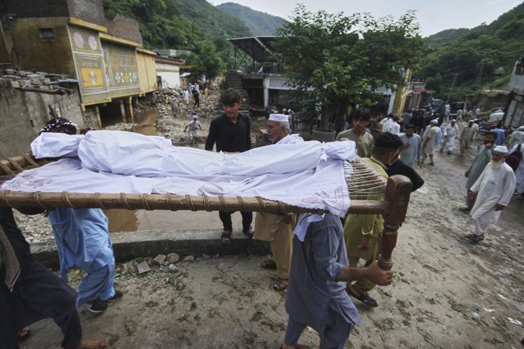 Pakistan issues flood alert for southern districts as rescuers search for missing in the northwest