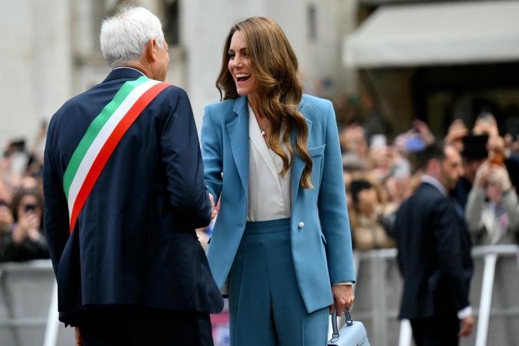 Princess Catherine arrives in Italy on first solo trip abroad after cancer goes into remission