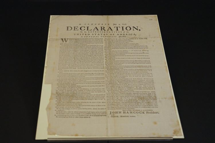 Rare copy of Declaration of Independence found by UK ��ɫtv Archives in papers of captured US ship