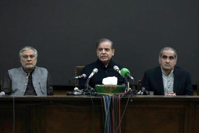 Pakistan's former premier Sharif and allies agree to form a coalition