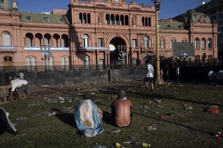 Millions jam Buenos Aires streets to celebrate World Cup win