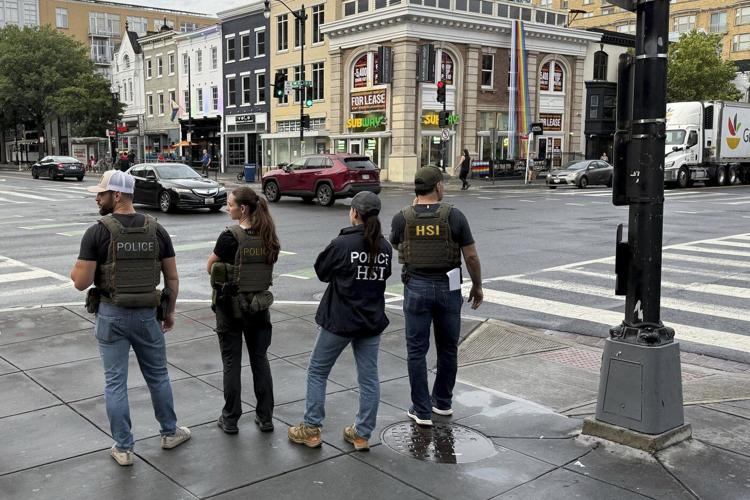 Federal agents will be out 24/7 on patrol in Washington, the White House says