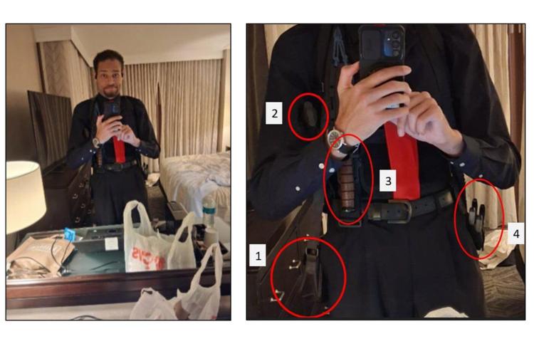 Man charged with trying to kill Trump at dinner took photo with knife in hotel, investigators say