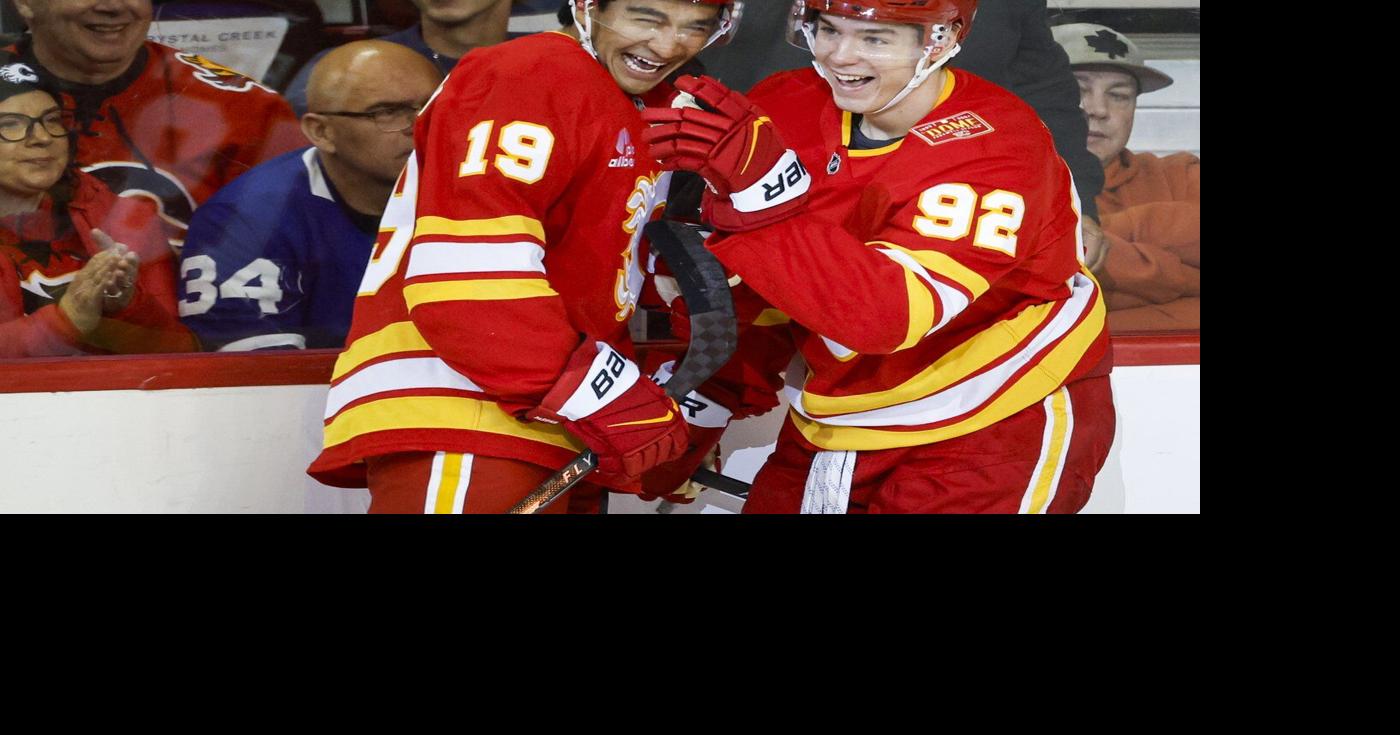 Gridin scores twice, Flames beat Leafs 5-2 for fourth straight win ...
