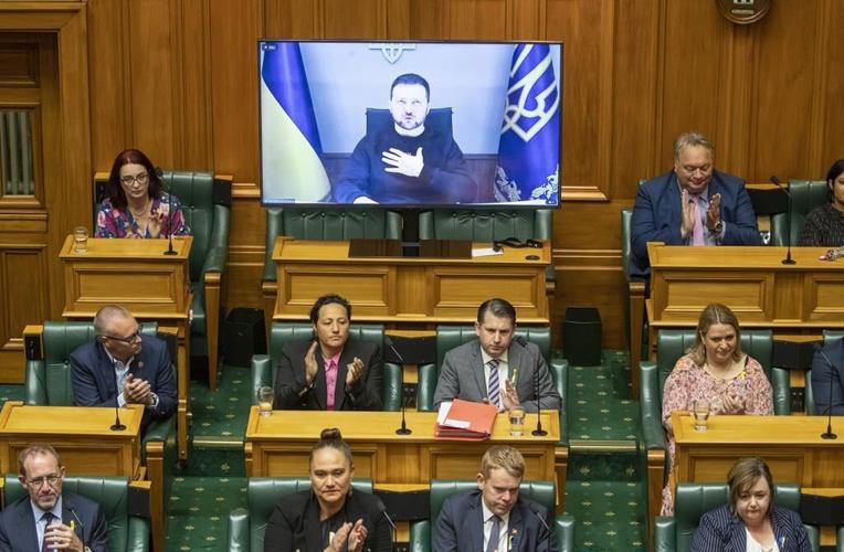 Zelenskyy asks New Zealand to focus on war's ecological toll
