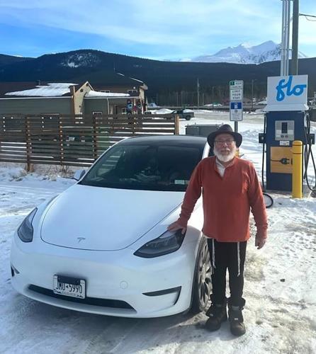Man converts Tesla into film studio for journey to recount love story in the North