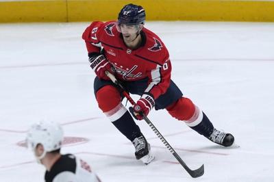 Capitals' Max Pacioretty plays his 1st game since re-tearing his right Achilles tendon